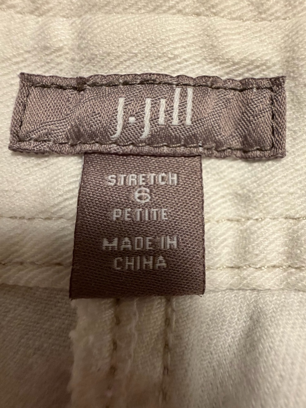 J Jill Women’s white Bootcut Jeans - 6P - Picture 3 of 5